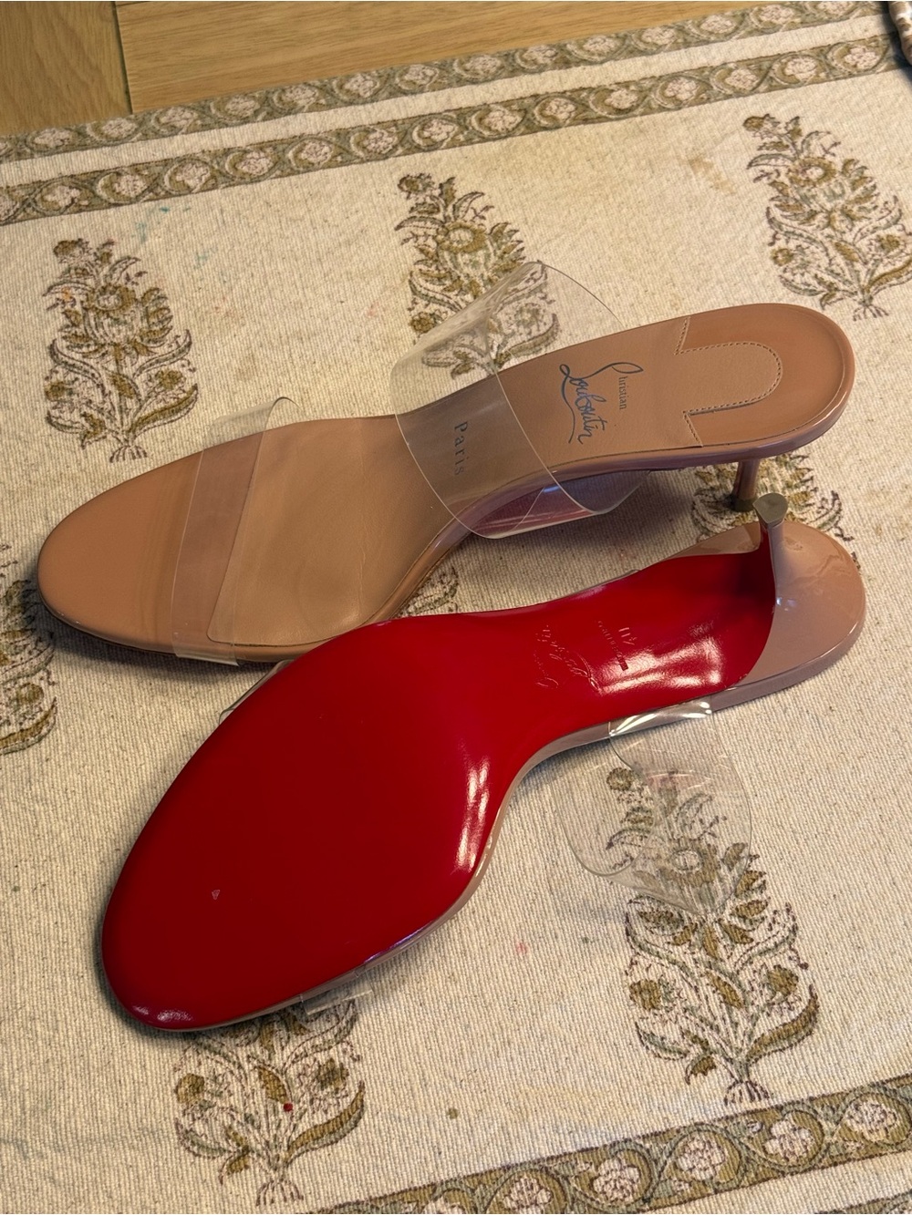 Christian Louboutin “ Just Nothing “ 55mm heels